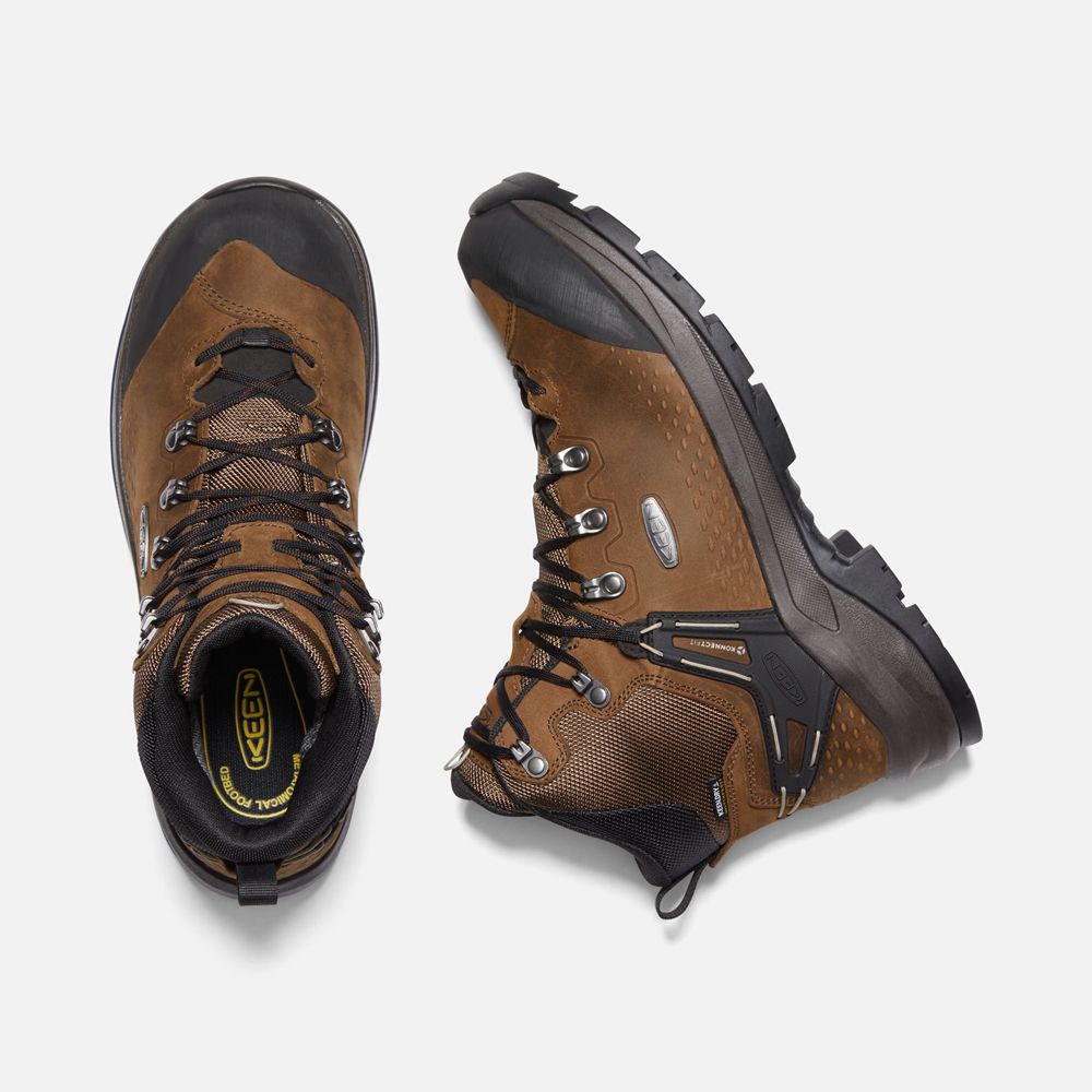 Keen Vandringskängor Herr Bruna/Svarta - Wild Sky Waterproof - 190236YBM